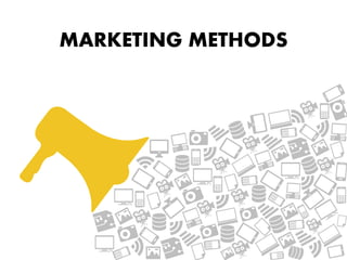 MARKETING METHODS
 