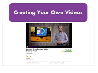 Creating Your Own Videos
 