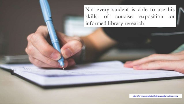 Free annotated bibliography template picture