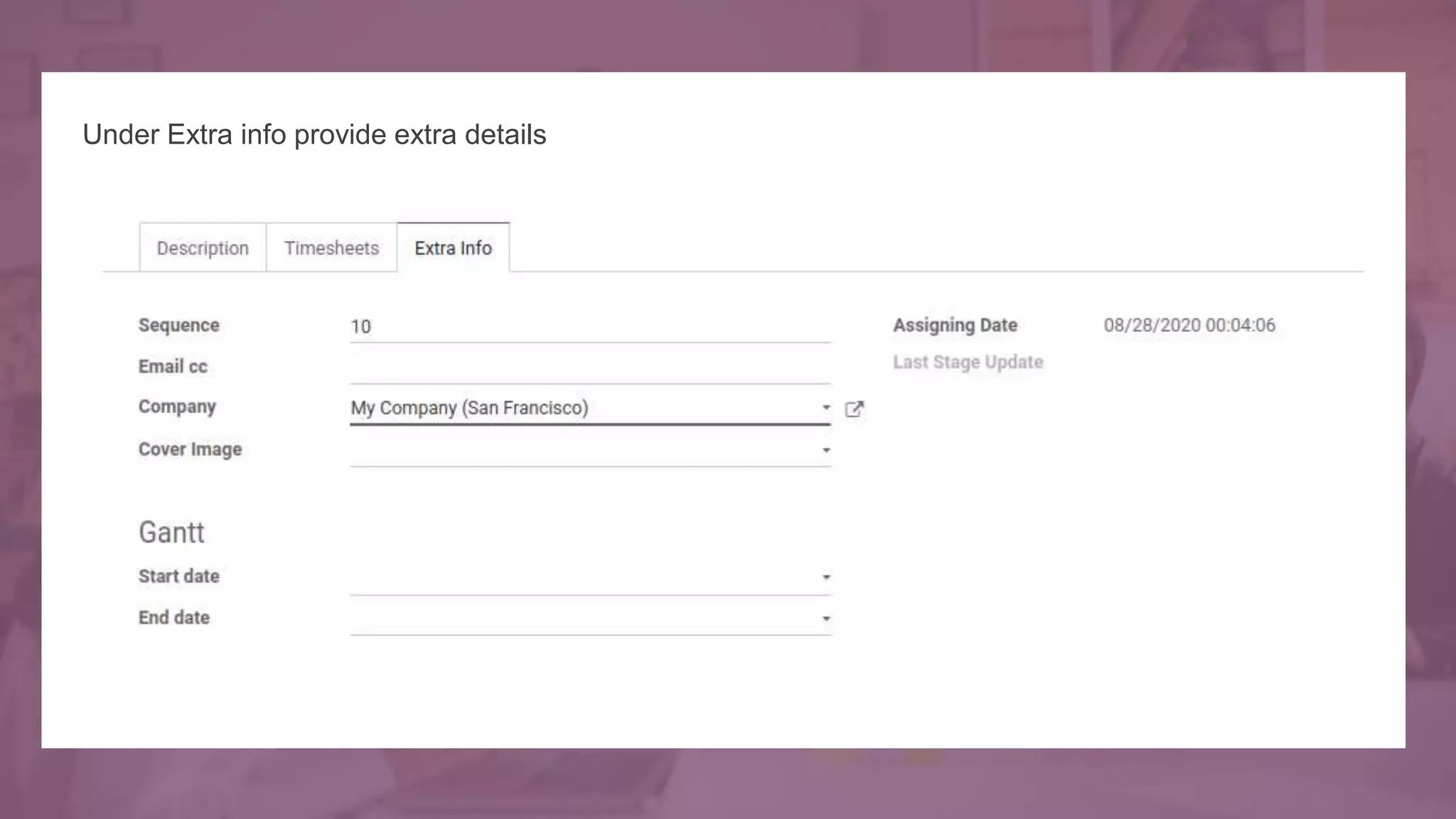 How to Create and Manage Tasks in Odoo 13 Project