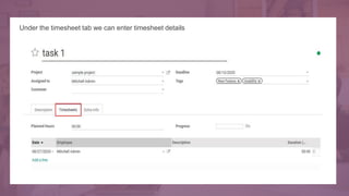 How to Create and Manage Tasks in Odoo 13 Project