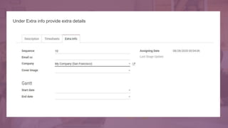 How to Create and Manage Tasks in Odoo 13 Project