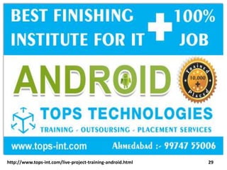 http://www.tops-int.com/live-project-training-android.html

29

 