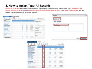 How to Create and use Tags | PPTX
