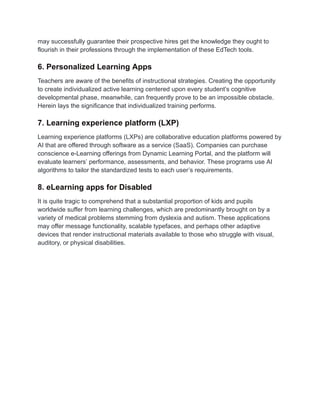 How To Create An E-Learning App With The Latest Features And How Much ...