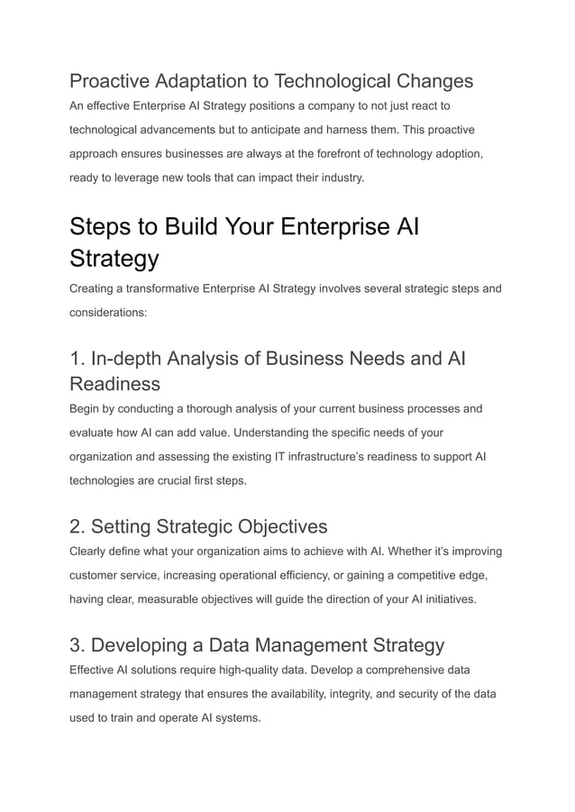 How to Create an Effective Enterprise AI Strategy.pdf | Technology ...