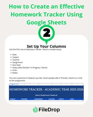 How to Create an Effective Homework Tracker Using Google Sheets.pdf
