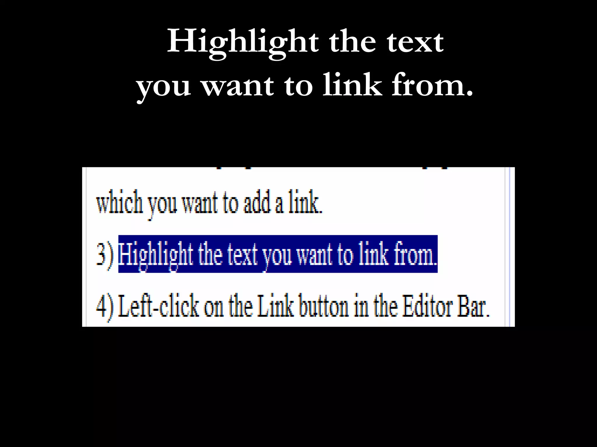 How to create an external link | PPTX