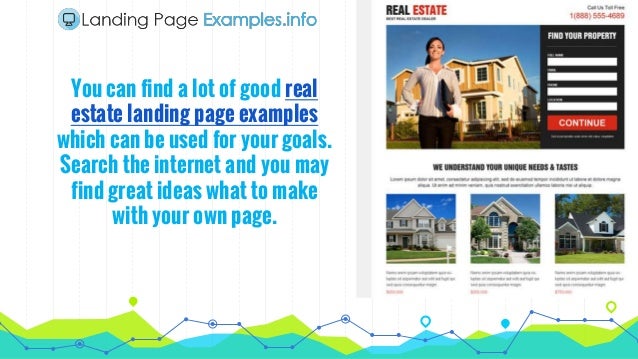 real estate landing page examples