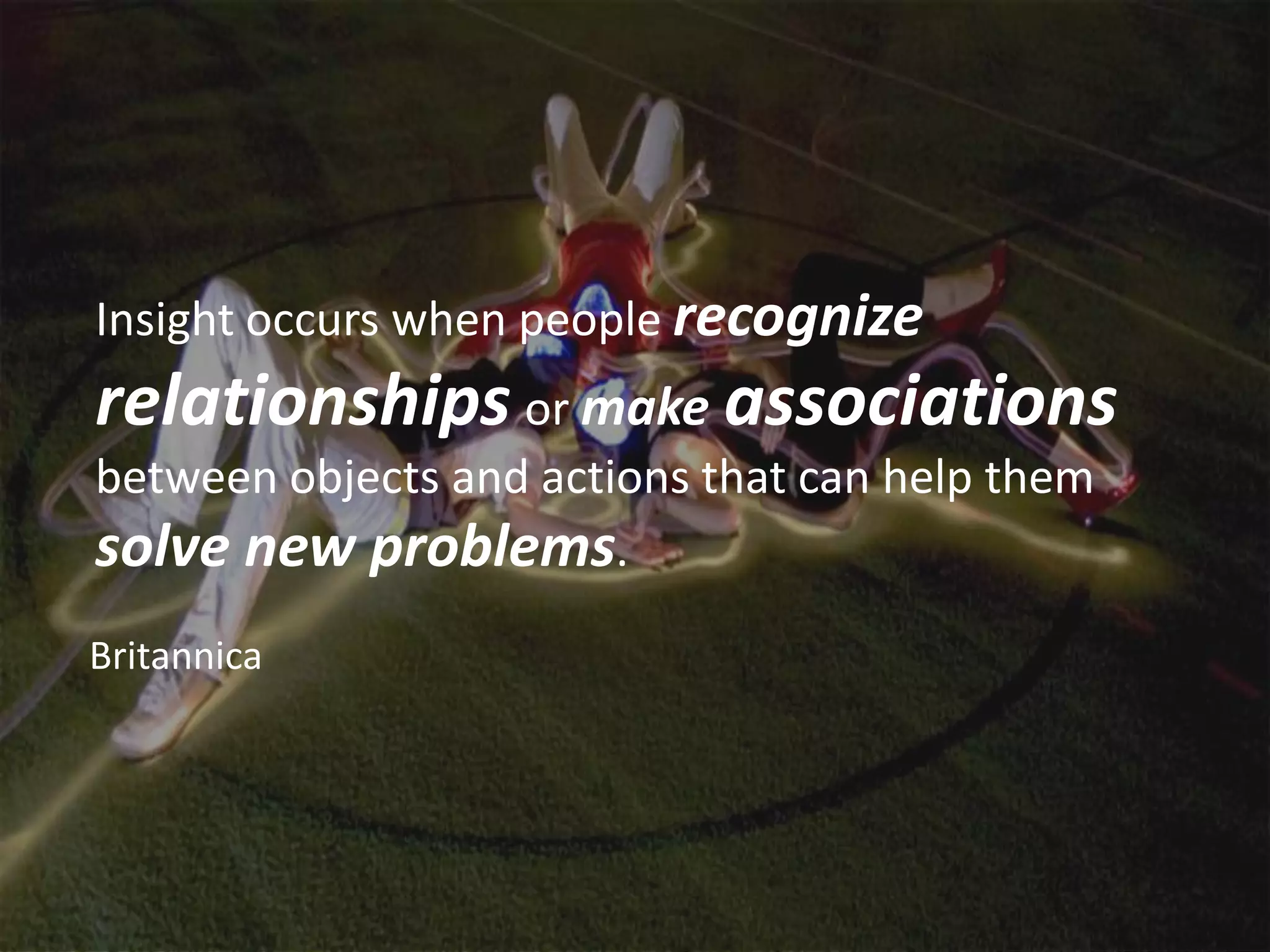 How To Create An Insight