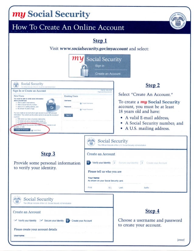 How To Create An Online Account