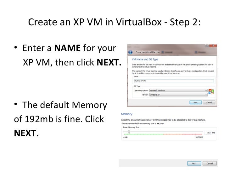 How to use virtualbox windows xp tapbap