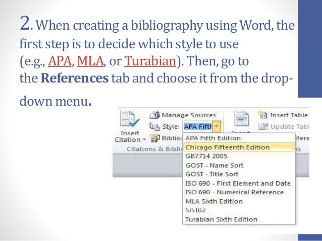How to create apa citations using word