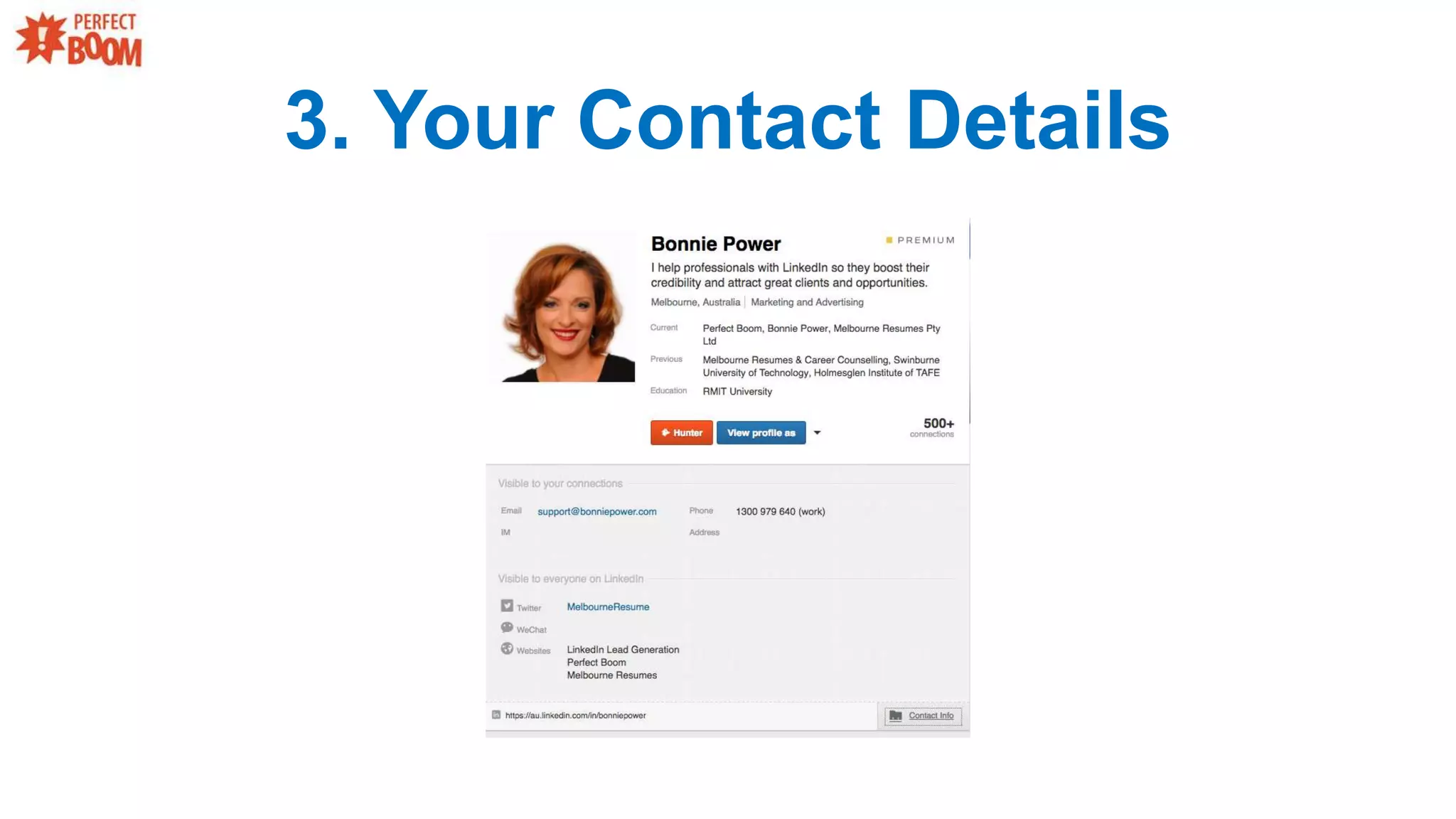 3. Your Contact Details
 