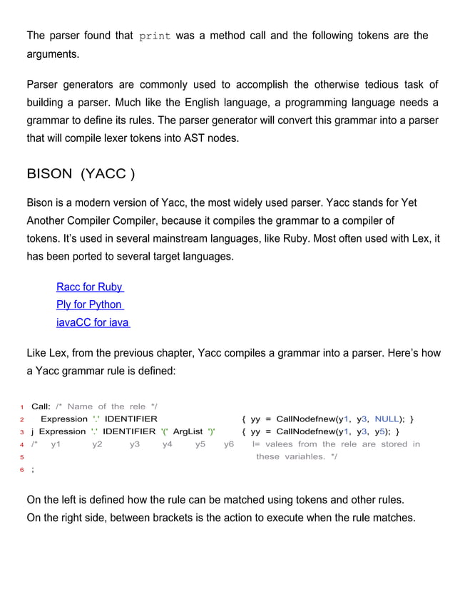 How to create a programming language | PDF