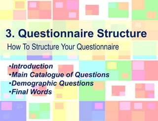 How To Create A Questionnaire | PPTX