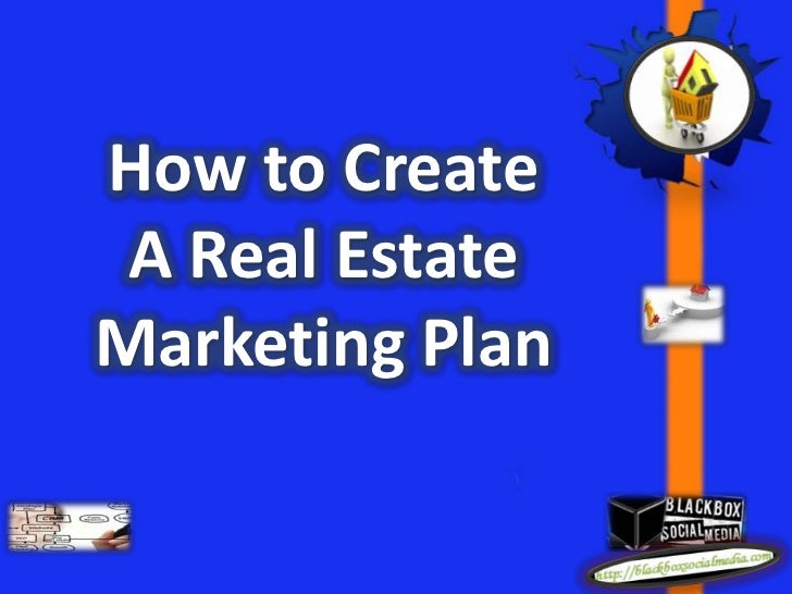 real estate marketing plan template