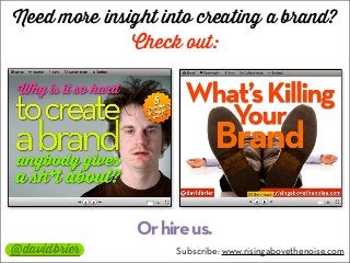 How to create a sh*tty brand (brand strategy)