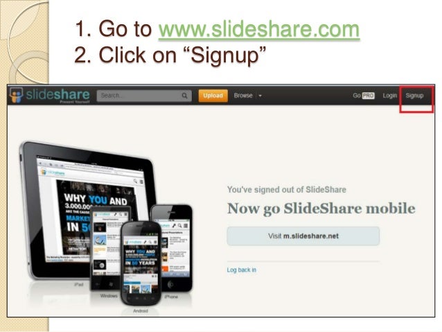 slideshare account