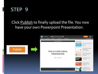 How to Create a SlideShare Presentation Slide 11