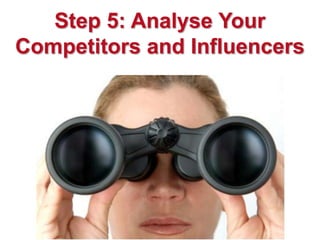 Step 5: Analyse Your
Competitors and Influencers
 