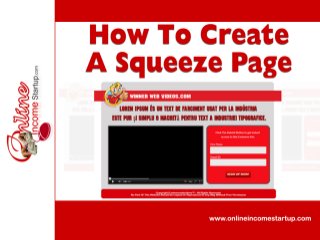 How To Create A Squeeze Page

 