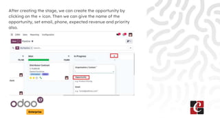 How to Create a Stage or a Pipeline in Odoo 17 CRM | PPTX