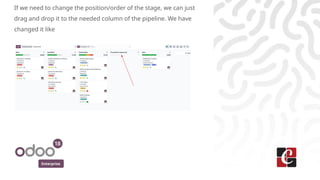 How to Create a Stage or a Pipeline in Odoo 18 CRM | PPTX