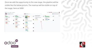 How to Create a Stage or a Pipeline in Odoo 18 CRM | PPTX
