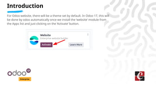 How to Create a Theme Module in Odoo 17 - Odoo 17 Slides | PPTX | Web ...