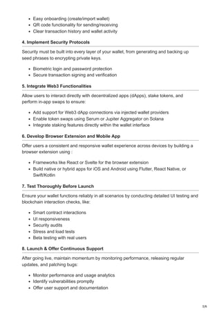 How to Create a Wallet like Phantom.pdf. overview | PDF