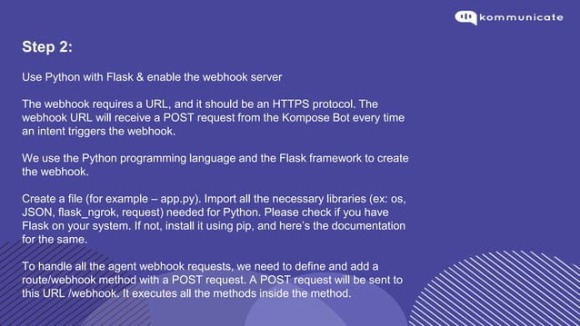 How to Create a WhatsApp Chatbot using Flask Python Framework | PPT