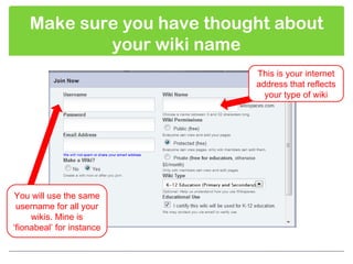 How To Create A Wiki Using Wikispaces Ppt