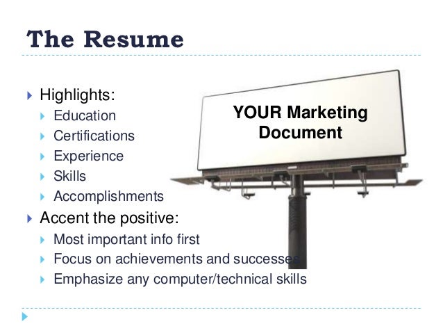 how to create a winning resumes