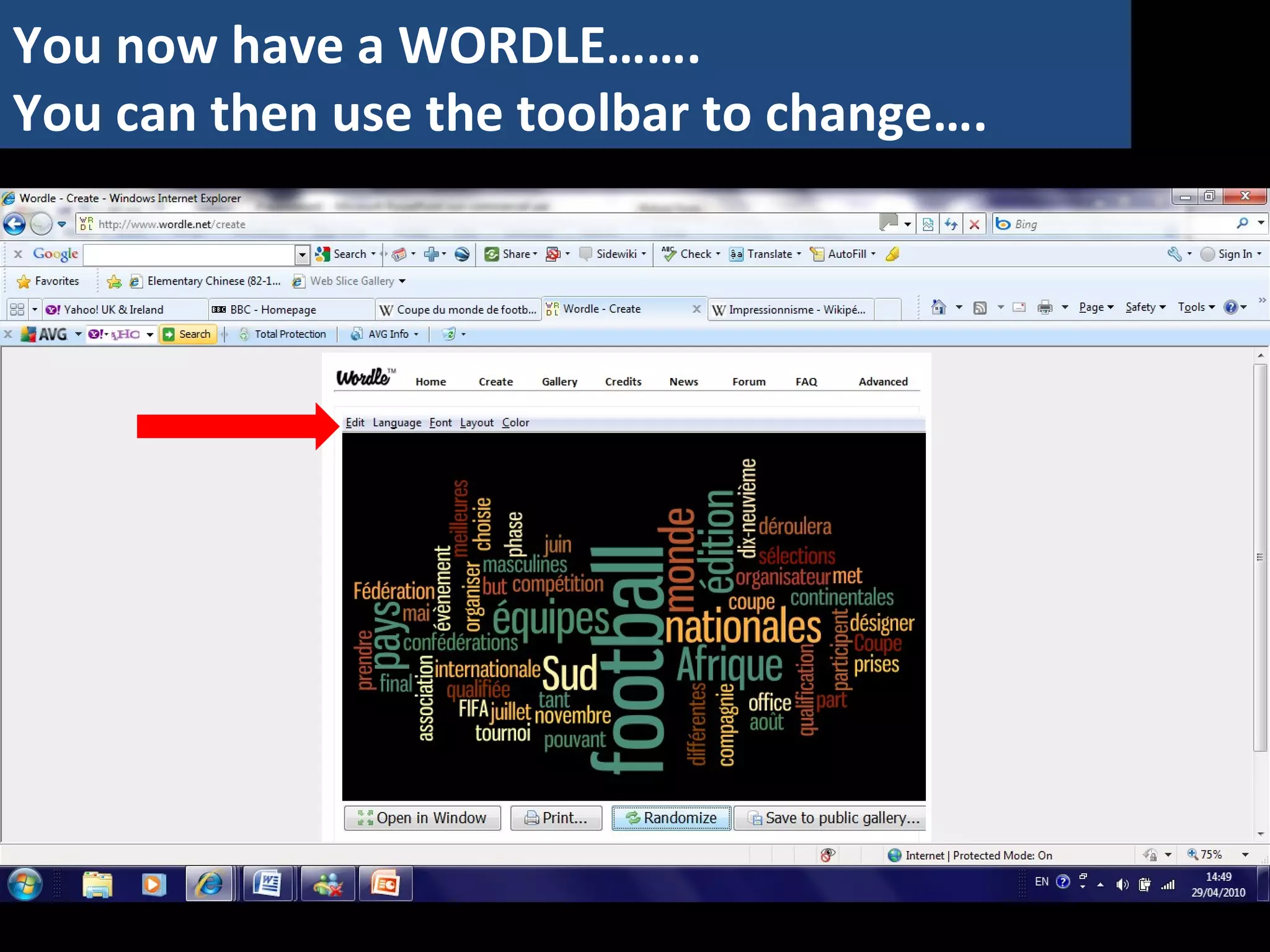 How to create a wordle | PPT