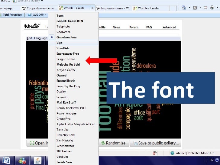 How to create a wordle