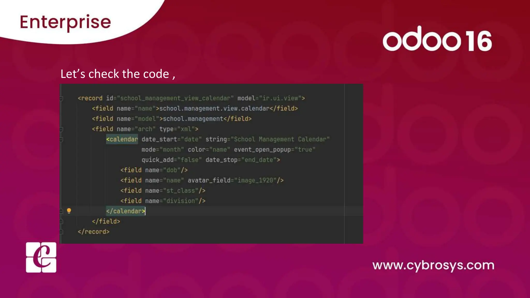 Let’s check the code ,
 
