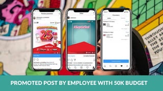 PROMOTED POST BY EMPLOYEE WITH 50K BUDGET
 