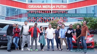 ABIE - Abdi J. Putra
General Manager Digital Lifestyle in Telkomsel
TEAM MARCOMX TELKOMSEL AREA SUMATERA - 2019
 