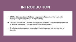 How to Create Edit Stages in Odoo 14 CRM | PPTX