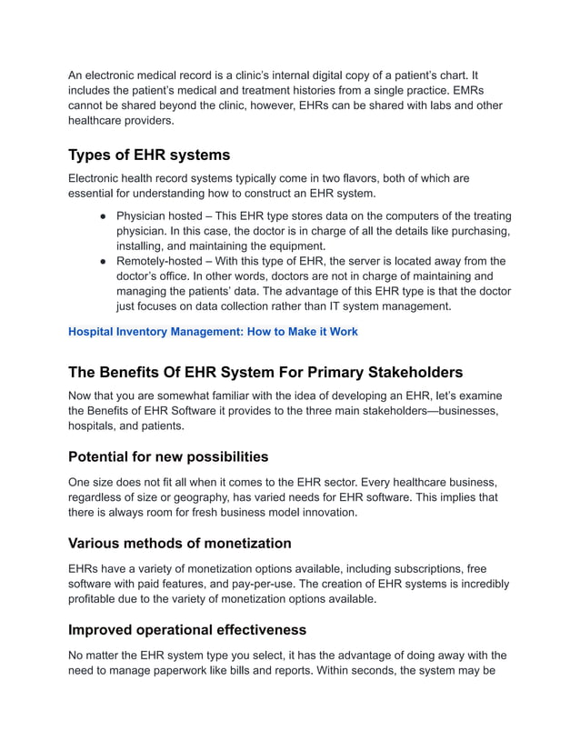 How to Create EHR Software_ Types Process, and Its Cost.pdf