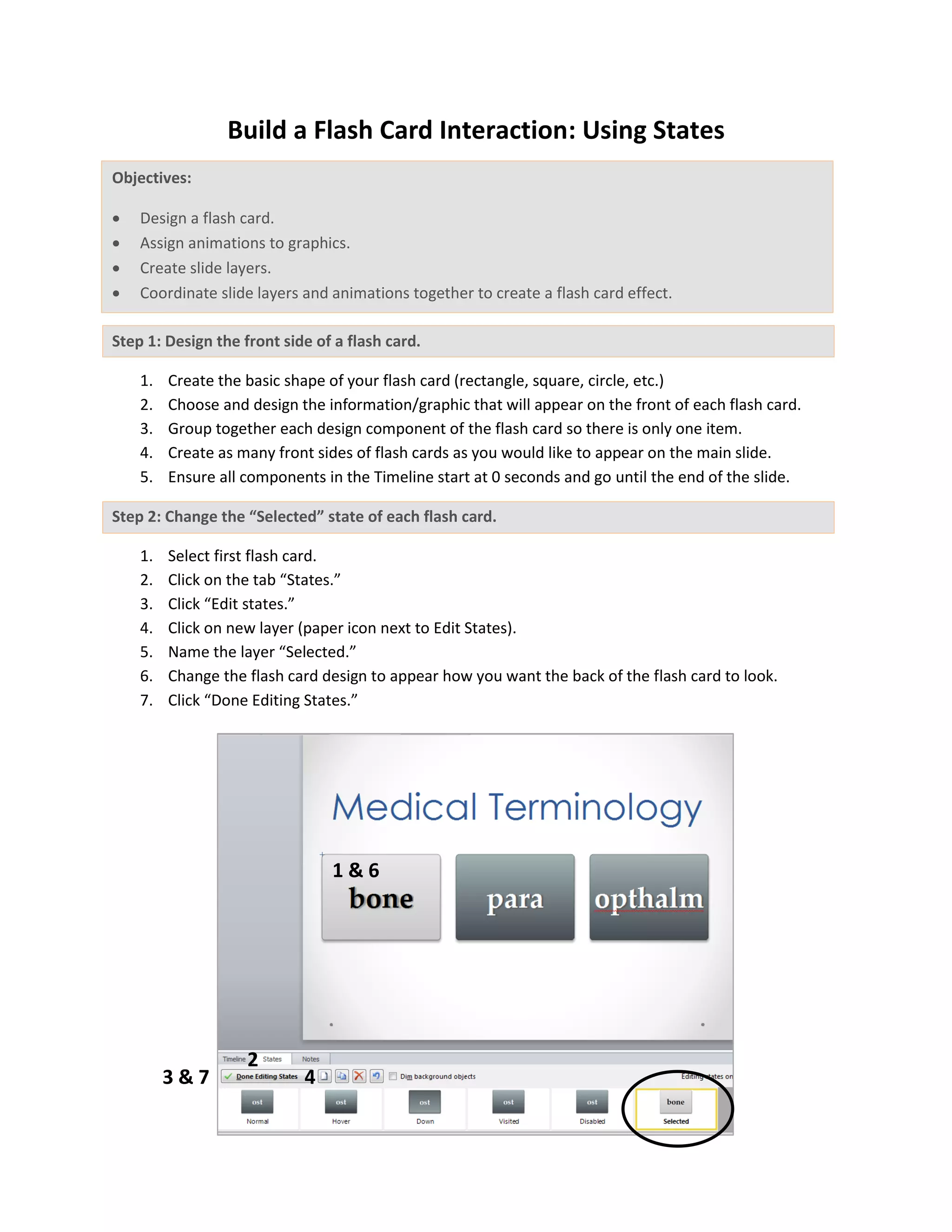 CETS 2013, Kate Leifheit, handout for Building a Flash Card Interaction