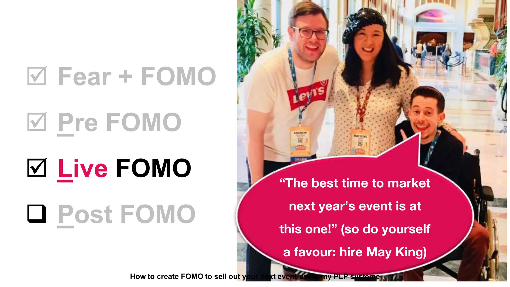 How to create FOMO to sell out your next event using my PLP systéme.pptx