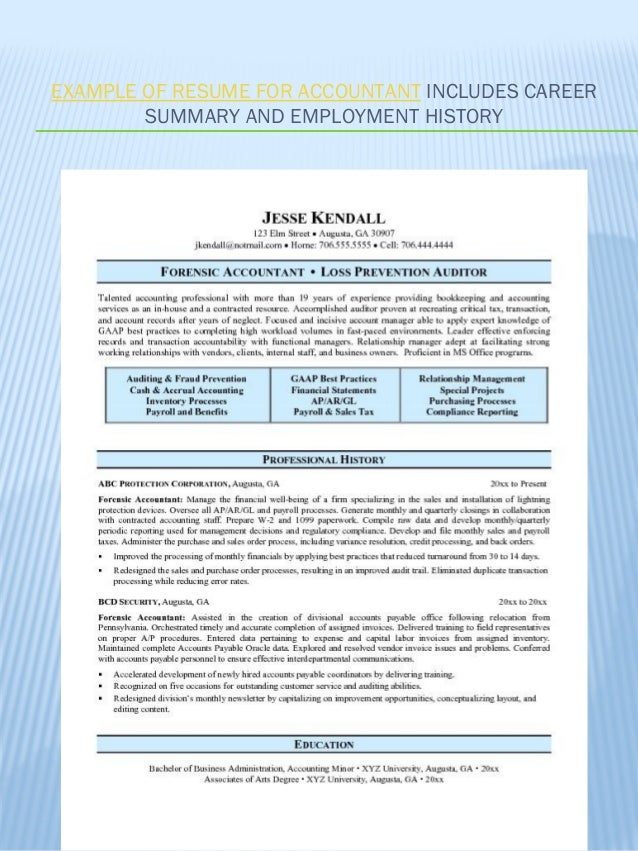 How to create good resume