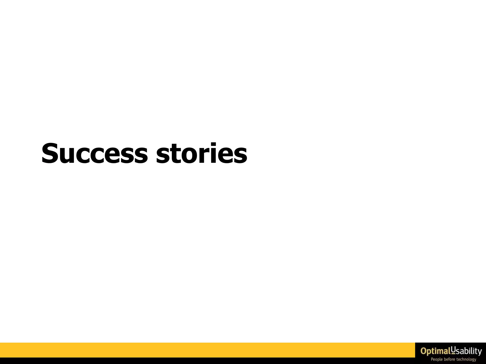 Success stories 