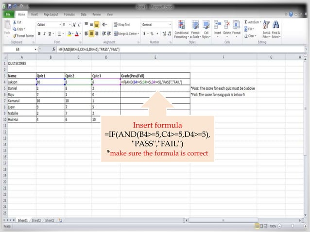 How to create if function in excel | PPTX