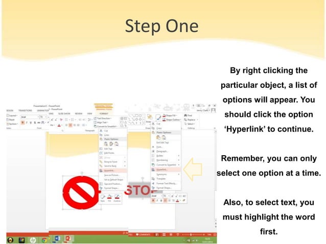 How to create internal hyperlinks | PPT
