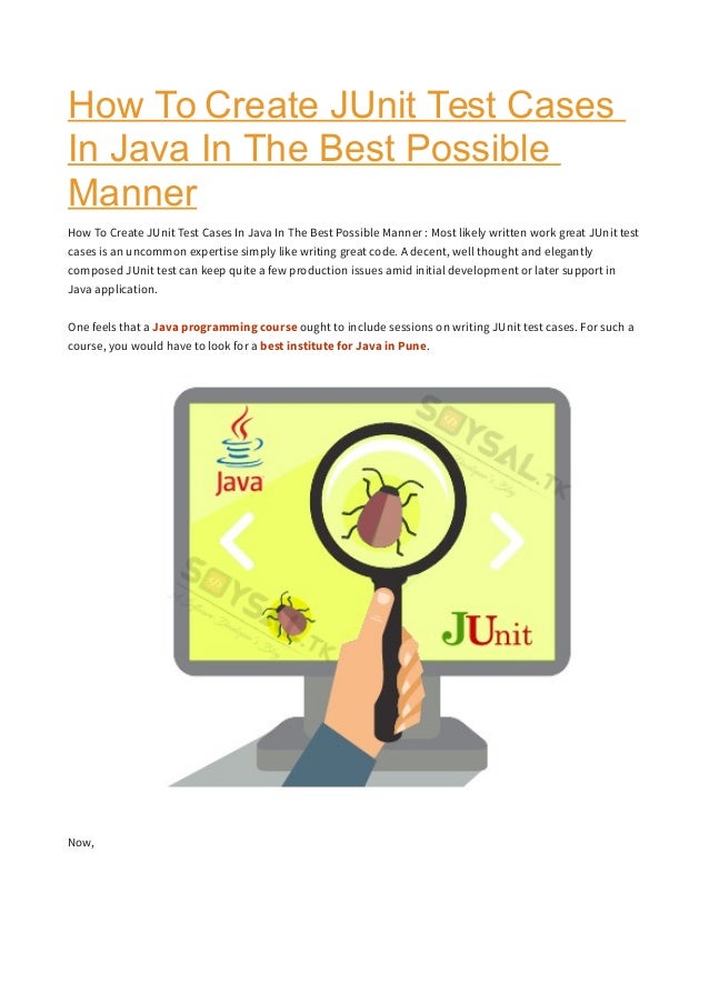 How to create_j_unit_test_cases_in_java_in_the_best