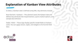 How to Create Kanban View in Odoo 18 - Odoo Slides | PPTX