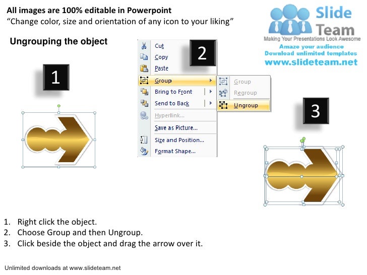 How to create make complex arrows various styles power point slides